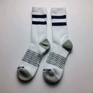 Bombas Vintage Style Stripe Calf Socks Lot Of 2 Size M